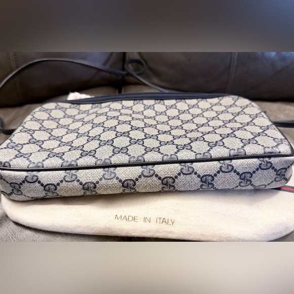 Vintage Gucci accessory collection 1980s navy blue - Picture 2 of 16